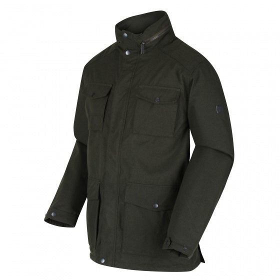 outdoorjas Eneko heren polyester donkergroen maat 3XL