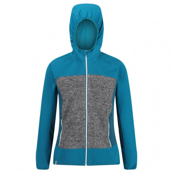 Regatta Outdoorjas Garn softshell dames blauw/grijs maat XS
