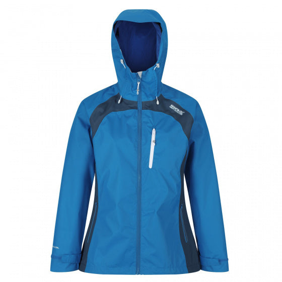 outdoorjas Highton Stretch II dames blauw maat 40