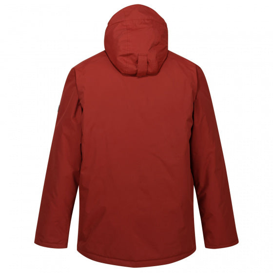 outdoorjas Penryn heren polyester donkerrood maat M