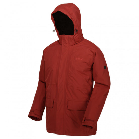 outdoorjas Penryn heren polyester donkerrood maat M