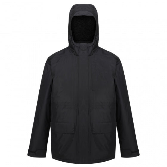 outdoorjas Penryn heren polyester zwart maat S