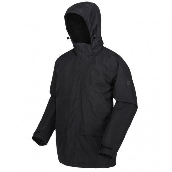 outdoorjas Penryn heren polyester zwart maat S