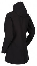 outdoorjas Pulton dames polyester zwart maat 36