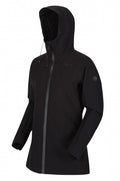 outdoorjas Pulton dames polyester zwart maat 36