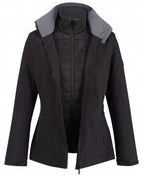outdoorjas Shrigley II 3-in-1 dames polyamide zwart mt 50