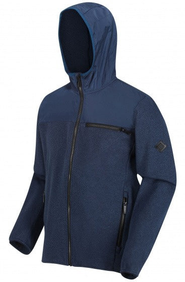 outdoorjas Upham heren polyester donkerblauw maat 3XL