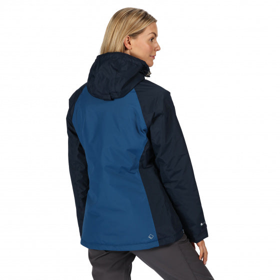 outdoorjas Voltera Protect dames polyester blauw mt M