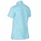 overhemd sterren dames polyester/viscose blauw maat 34