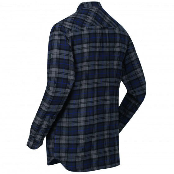 overhemd Tavior heren katoen donkergrijs maat 3XL