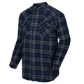 overhemd Tavior heren katoen donkergrijs maat 3XL