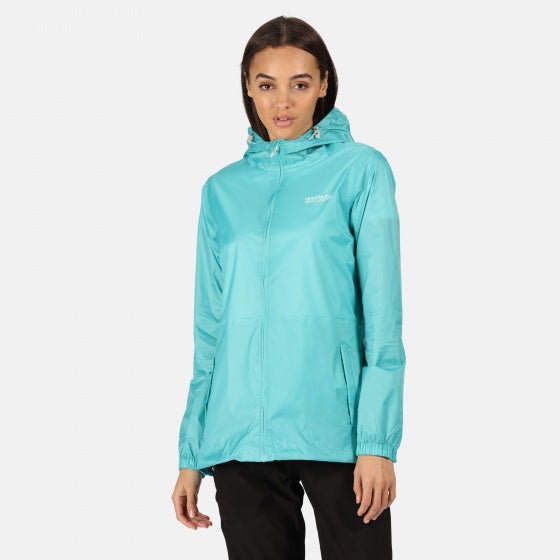 Regatta Outdoorjas Pack-It dames polyamide turquoise maat XS