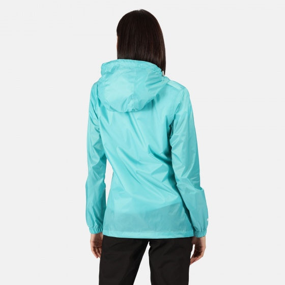 Regatta Outdoorjas Pack-It dames polyamide turquoise maat XS