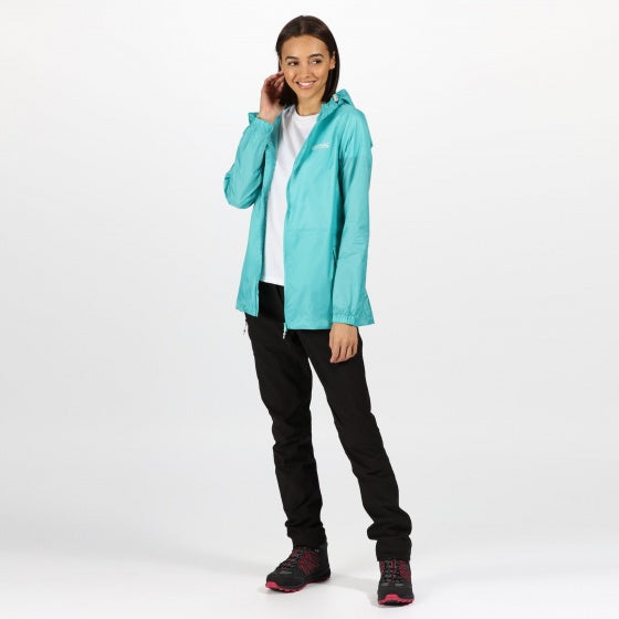 Regatta Outdoorjas Pack-It dames polyamide turquoise maat XS