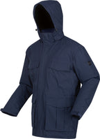 Regatta Palben Parkajack Waterproof Heren Marineblauw Maat M