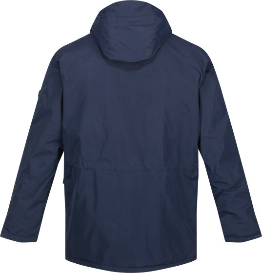 Palben Parkajack Waterproof Heren Marineblauw Maat 3XL