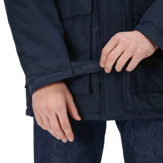 Regatta Palben Parkajack Waterproof Heren Marineblauw Maat XXL
