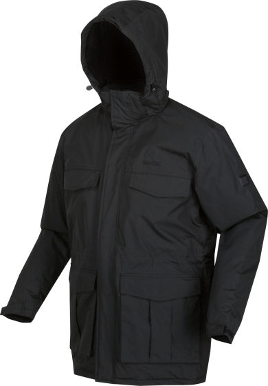 Regatta Palben Parkajack Waterproof Heren Zwart Maat M