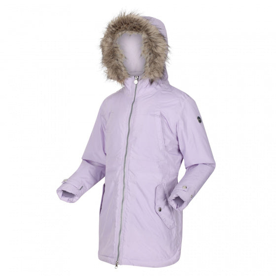parka Abbettina meisjes polyester lila maat 176