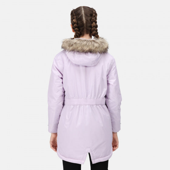 parka Abbettina meisjes polyester lila maat 176