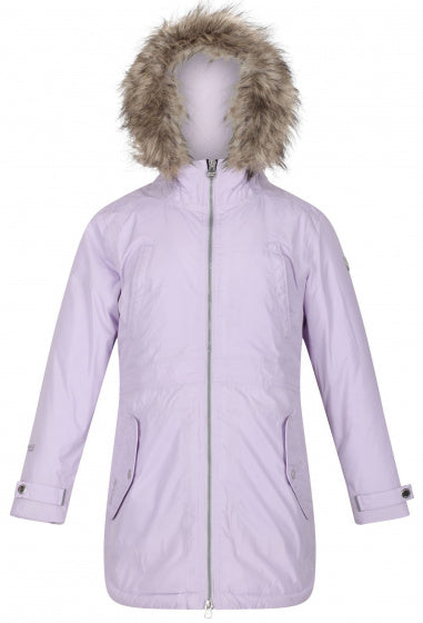 parka Abbettina meisjes polyester lila maat 176