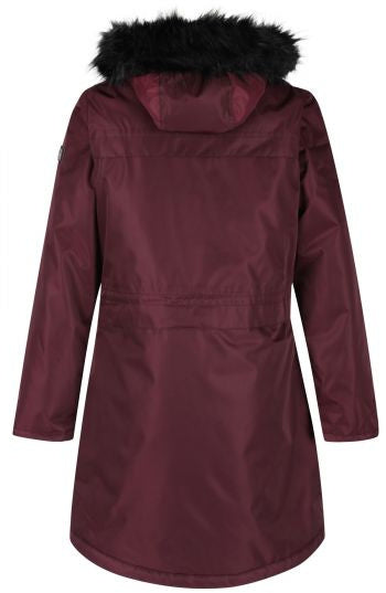parka Lexis dames polyester bordeaux maat XXS