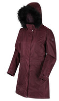 parka Lexis dames polyester bordeaux maat XXS