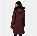 parka Lexis dames polyester bordeaux maat XXS
