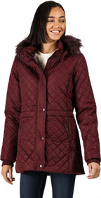 parka Zella dames polyester bordeaux maat 36