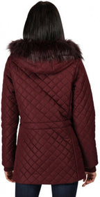 parka Zella dames polyester bordeaux maat 36