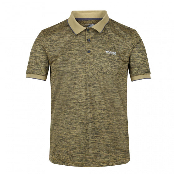 polo Remex II heren polyester kaki maat S