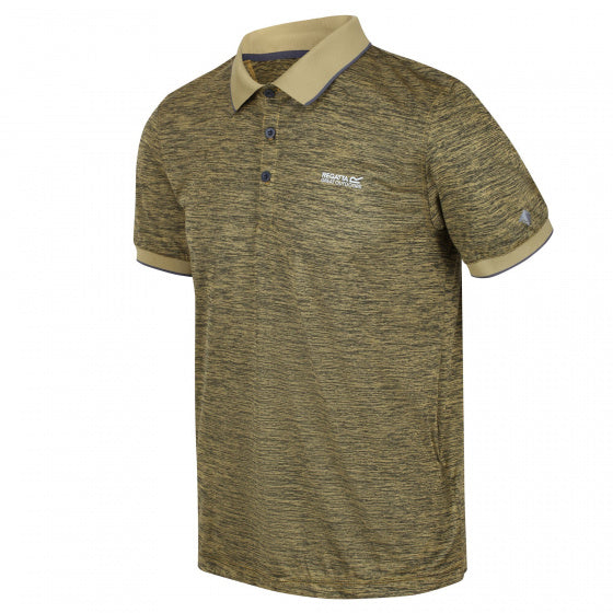 polo Remex II heren polyester kaki maat S