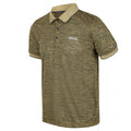 polo Remex II heren polyester kaki maat S