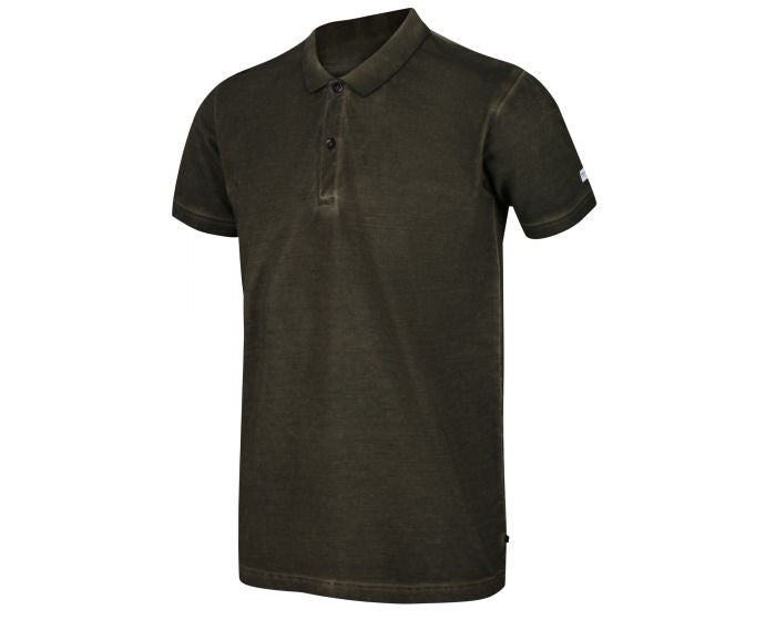 poloshirt Taiden heren katoen legergroen maat M