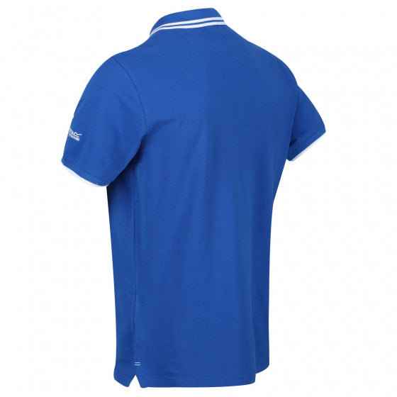 polo Talcott II heren katoen blauw maat S