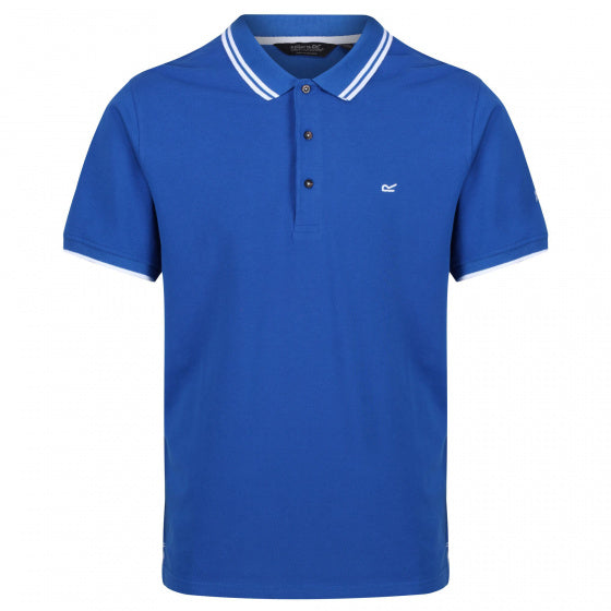 polo Talcott II heren katoen blauw maat S