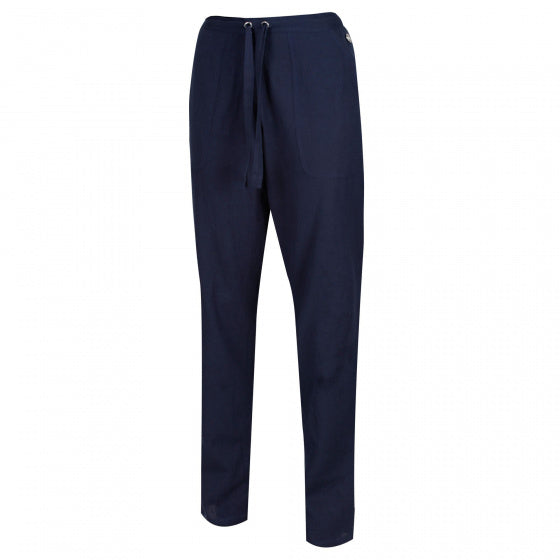 Quanda stijvolle damesbroek navy maat 44