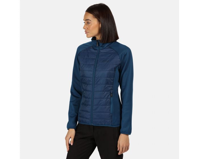 3-in-1 wandeljack Shrigley dames polyester blauw mt S