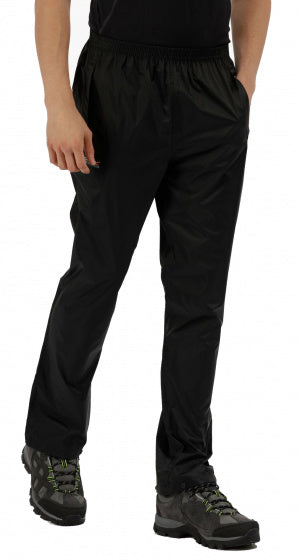 Regatta Regenbroek Pack-It heren polyamide zwart mt S