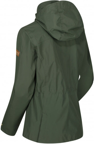 outdoorjas Laurenza dames polyester legergroen maat 44