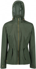outdoorjas Laurenza dames polyester legergroen maat 44