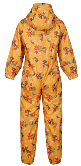 regenpak Pobble junior polyester geel maat 104