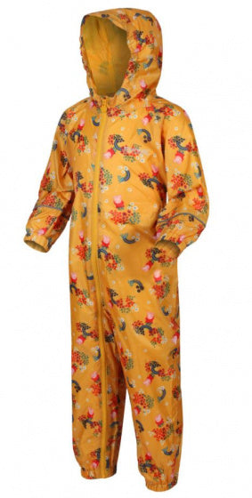 regenpak Pobble junior polyester geel maat 104
