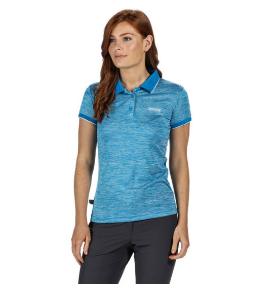 Remex II polo dames blauw maat 40