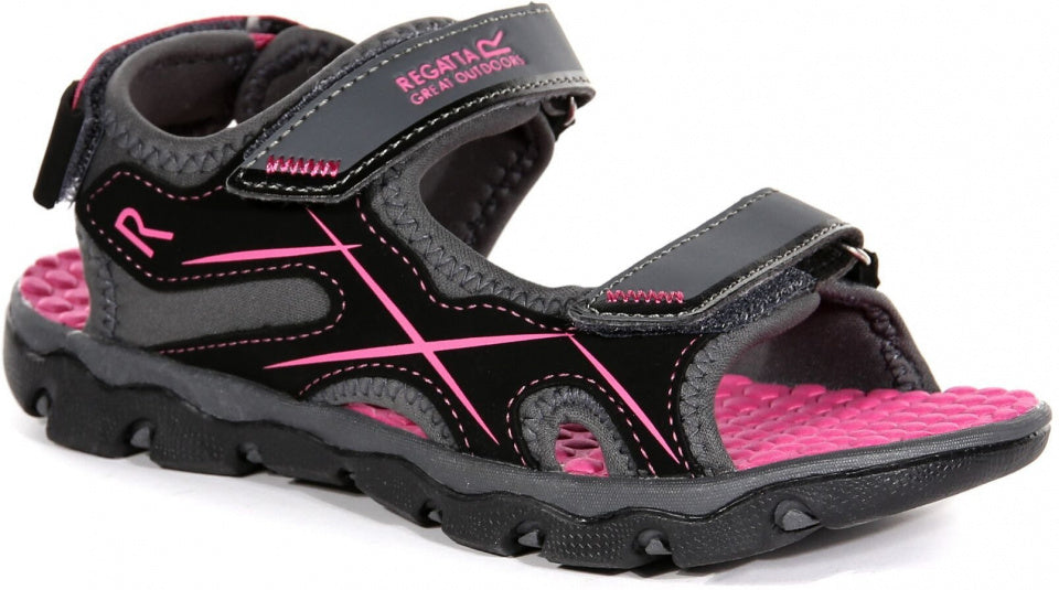 sandalen Kota Drift junior PU grijs/roze maat 37