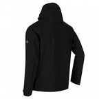 soft-shelljas Pulton heren polyester zwart mt M