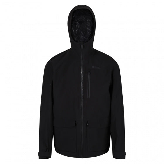 soft-shelljas Pulton heren polyester zwart mt L