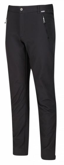 outdoorbroek Geo Softshell II heren polyester aszwart mt 44/S
