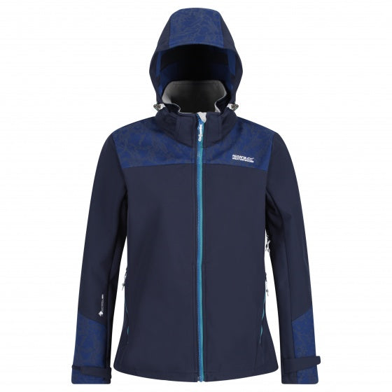 softshell jack Desoto V dames blauw maat 34