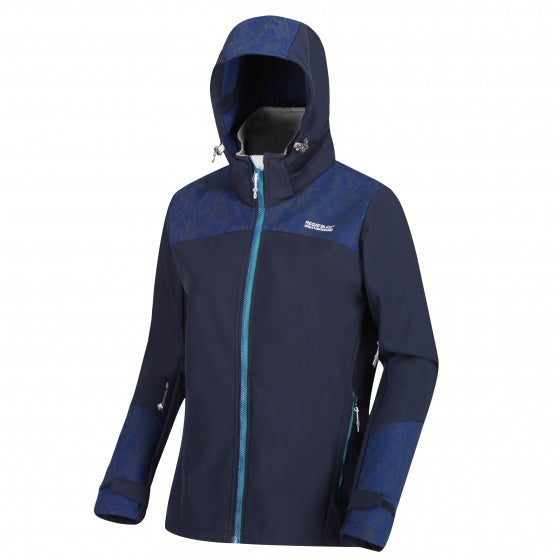 softshell jack Desoto V dames blauw maat 34